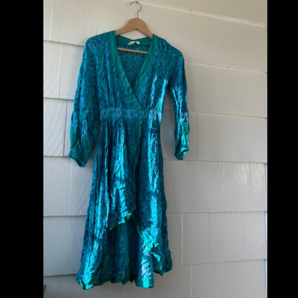 SPELL & The Gypsy “Jewel Soirée Dress” in Emerald Size XXS - NEW WITH ORIG TAG
